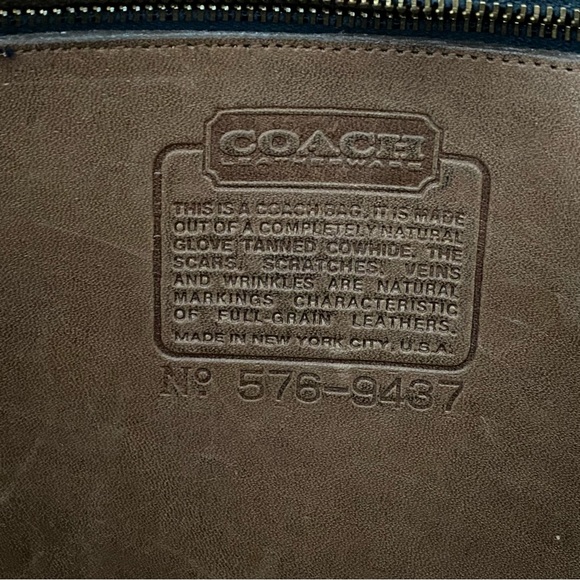 Vintage Coach Legacy Slim Briefcase - Tabac - Picture 12 of 16